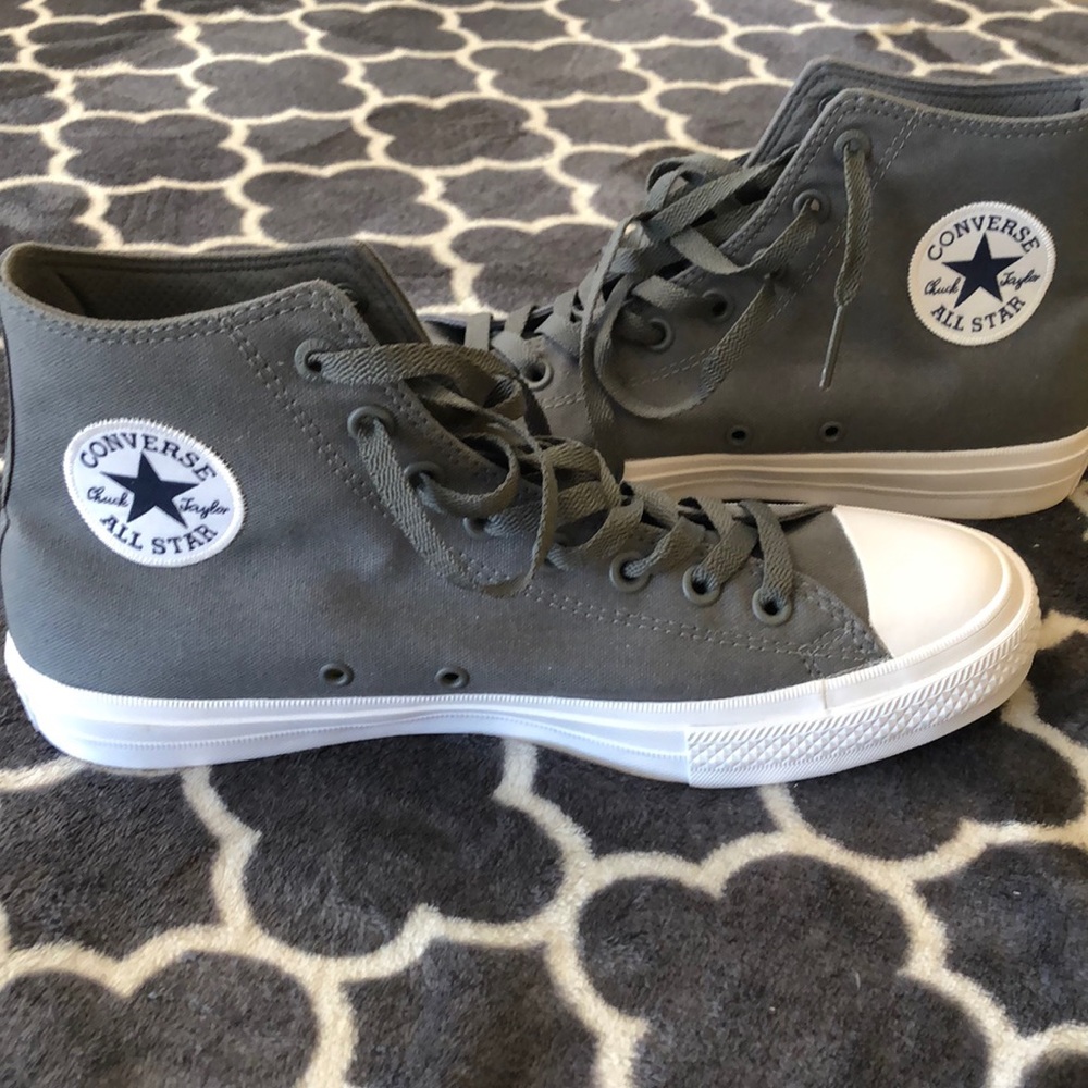 Chuck Taylor ALl Stars With Lunarlon Grey Size 9